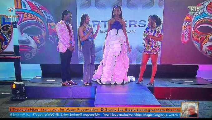 Anita is Wearing The EFERE Dress made by Victoria