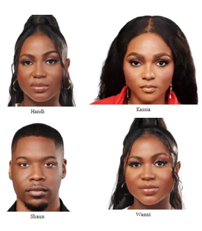 Biggie Issues A Each Strike To Kassia, Handi, Wanni and Shaun