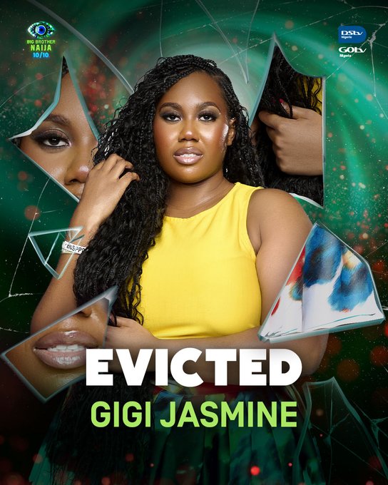 BBNaija Gigi Jasmine Has Been Evicted